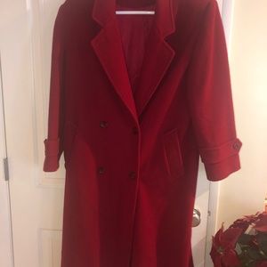 Very roomy and warm wool coat